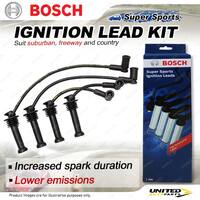 Bosch Ignition Leads for Ford Fiesta WP WQ 1.6 I4 16V Hatchback 2001-2009