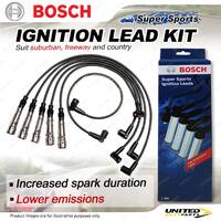 Bosch Ignition Leads for Audi 100 200T C3 44 200 C2 43 80 B4 8C 90 B3 89 8A