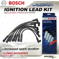 Bosch Super Sport Ignition Leads for Holden Kingswood One Tonner Panel Ute WB