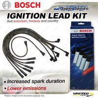 Bosch Ignition Leads for Nissan Patrol MQ 160 KM160 WMG160 2.8 I6 12V