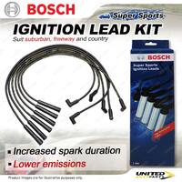 Bosch Super Sport Leads for Ford Falcon Fairmont EF Fairlane NF LTD DF