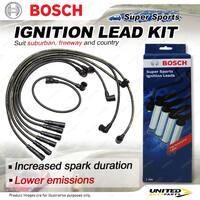 Bosch Ignition Leads for Ford Maverick DA KY60 WGY60 4.2 I6 12V 1988-1993