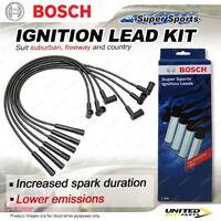 Bosch Super Sport Leads for Ford Fairlane Fairmont Falcon LTD AU2 AU3