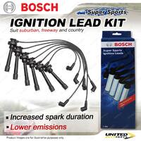 Bosch Ignition Leads for Mitsubishi Challenger PA Triton ML 3.0 3.5