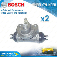 2x Bosch Rear Wheel Cylinders for Nissan Pulsar N16 1.5L 1.6L 1.8L 16v 83KW 92KW