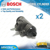 2x Bosch Rear Wheel Cylinders for Mazda Tribute YU 3.0L AJ 150KW 02/2001-01/2004