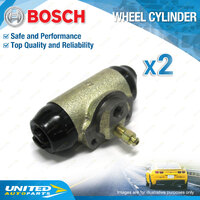 2x Bosch Rear Wheel Cylinders for Toyota Landcruiser HJ 47 61 75 HZJ 70 75 78 80