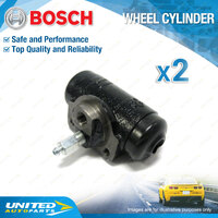 2 Bosch Rear Wheel Cylinders for Toyota Hilux RZN149 2.7L 3RZFE 11/97-04/05