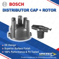 Bosch Ignition Distributor Cap Rotor for Toyota T-18 Hatchback TE72 1.8L 56KW