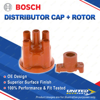 Bosch Distributor Cap + Rotor for BMW 1502 1.6L M10B16B I4 8v SOHC CARB 67KW