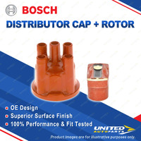 Bosch Distributor Cap + Rotor for Ford NXXGB 2.0L TL20H I4 8V SOHC CARB Wagon