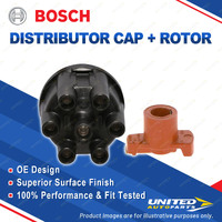 Bosch Distributor Cap + Rotor for BMW 2500 2800 2.5L 2.8L M30B25 M30B28 I6 12V