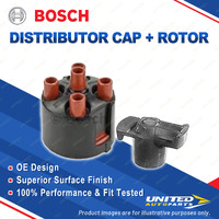 Bosch Distributor Cap + Rotor for Audi 80 B2 81 B3 89 B3 8A 1.8L JN I4 8V 66KW