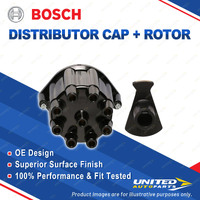 Bosch Distributor Cap Rotor for Toyota Landcruiser RZJ90R RZJ95R 2.7 3RZFE 112KW