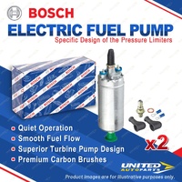 2 x Bosch External Electric Fuel Pumps for Benz S-Class 126 140 190E 201