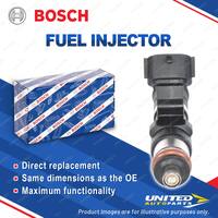 Bosch Fuel Injector for Citroen C2 JM FWD Petrol 1.6L 4cyl 90kW NFS 2006-2008