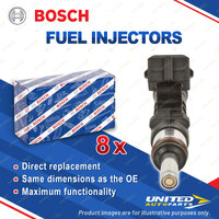 8 x Bosch Fuel Injectors for Ferrari F430 4.3L RWD Petrol 2005-2009