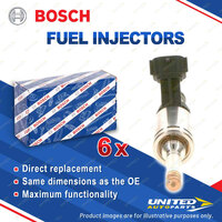 6 x Bosch Fuel Injectors for Infiniti Q50 V37 3.0L 298kW VR30DDTT 2015-ON