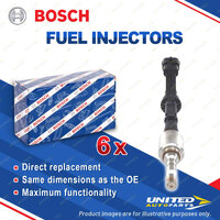 6 x Bosch Fuel Injectors for Jaguar XF X250 XJ X351 F-Type X152 Petrol 3.0L