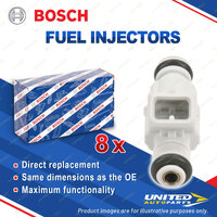 8 x Bosch Fuel Injectors for Benz CLK430 E430 G500 ML430 CL500 S430 S500 SL500