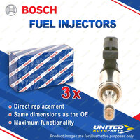 3 x Bosch Fuel Injectors for Volkswagen Polo AW1 BZ1 1.0L 70KW 85KW 2017-ON