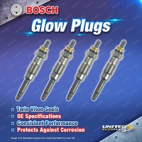 4 x Bosch Glow Plugs for Peugeot 405 D70 504 505 406 D8 306 N3 N5 1.9L 2.3L I4