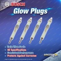 4 x Bosch Glow Plugs for Mercedes Benz C200 C200D S205 W205 1.6L I4 14-17