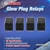 4 x Bosch Glow plug Relays for Volkswagen Golf MK7 Passat B6 B7 B8 Tiguan AD1 I4