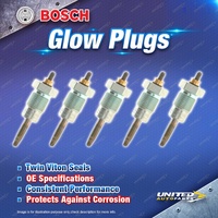 5 x Bosch Glow Plugs for Mercedes Benz 123 W123 S123 300 T D V5 1976-1980