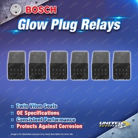 6 x Bosch Glow Plug Relays for Audi A4 B8 Q5 8R Q7 4L 2.7L 3.0L V6 24V 06-12