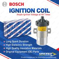 1 x Bosch Ignition Coil for Holden Piazza YB 2.0L 110KW Sedan 1986-1987