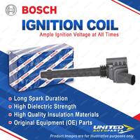 1 x Bosch Ignition Coil for Fiat 500C 312 Punto 199 Ritmo 198 1.4L 2007-2014