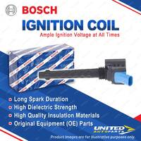 1 x Bosch Ignition Coil for Alfa Romeo Giulietta 940 Mito 955 1.4L 88KW 2014-on