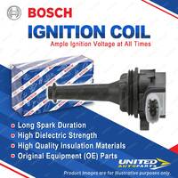 1 x Bosch Ignition Coil for Ford Mondeo MA MB Focus LV LS LT Kuga TE 2.5L 06-12