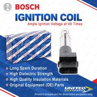 1 x Bosch Ignition Coil for Audi TT 8N3 8N9 8J3 8J9 A3 8P1 8PA 3.2L 184KW