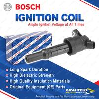 1 x Bosch Ignition Coil for Kia Picanto JA TA 1.2L 62KW 63KW 2011-on