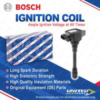 1 x Bosch Ignition Coil for Infiniti FX S51 G CV36 V36 HV36 M Y51 Q60 Q70 QX70