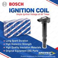 1 x Bosch Ignition Coil for Peugeot 2008 A94 208 1.2L 60KW 2012 - 2018