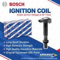 1 x Bosch Ignition Coil for Peugeot 308 SW T9 208 2008 A94 1.2L 81KW 96KW