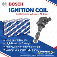 1 x Bosch Ignition Coil for Hyundai Tucson TL Kona OS Veloster FS 1.6L