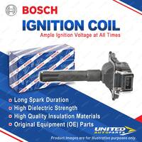 1x Bosch Ignition Coil for Audi A3 8L1 A4 S4 RS4 8D A8 S8 4D2 A6 4B2 Allroad 4BH