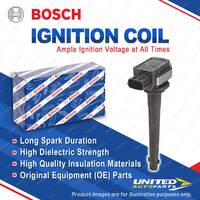 1 x Bosch Ignition Coil for Nissan Tiida C11 C12 X-Trail T31 1.8L 2.0L