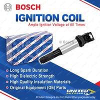 1x Bosch Ignition Coil for BMW 316 318 320 325 330 M3 E46 E90 E91 X3 116i E87 X1