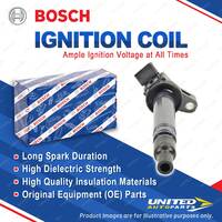 1 x Bosch Ignition Coil for Lexus IS E2 E3 250 300 GS RX S1 L1 LS F4 LX ES NX RC