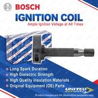 1 x Bosch Ignition Coil for Honda Accord CM CG Legend KB 3.0L 3.5L 2001-2008