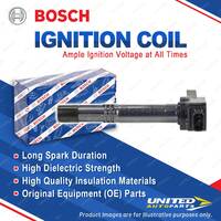 1 x Bosch Ignition Coil for Honda CR-V RD7 RE Civic FK FN Accord CM 2.0L 2.4L