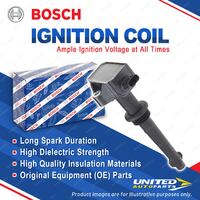 1 x Bosch Ignition Coil for Jaguar XF X250 XJ X351 XK X150 5.0L Petrol 2009-2019