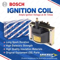 1 x Bosch Ignition Coil for Renault 11 19 I II Chamade C53 L53 21 L48K 25 B29F