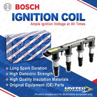 Bosch Ignition Coil for Holden Cruze JH CD CDX JG 1.8L F18D4 I4 16V DOHC VVT