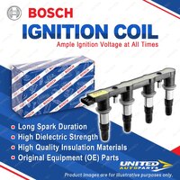 Bosch Ignition Coil for Chevrolet Sonic T300 1.6 F16D4 I4 16V DOHC VVT 2011-2019